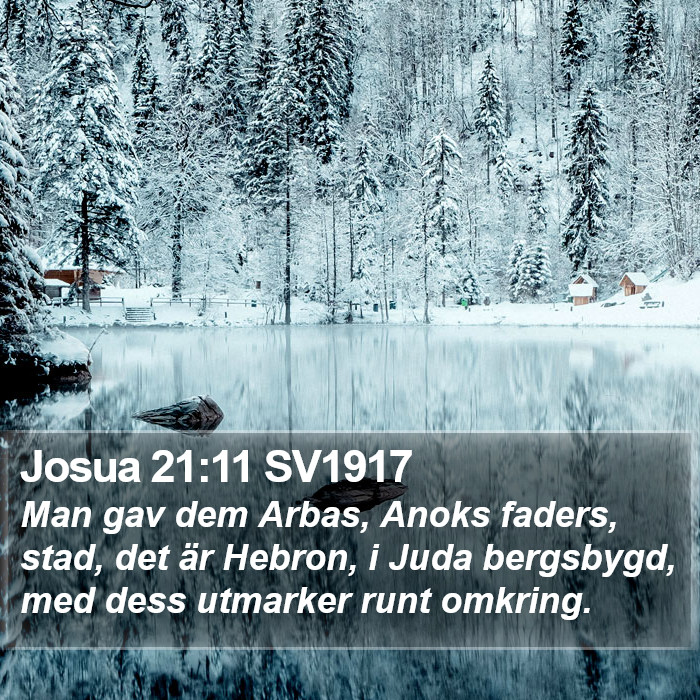 Josua 21:11 SV1917 Bible Study