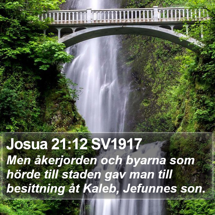 Josua 21:12 SV1917 Bible Study