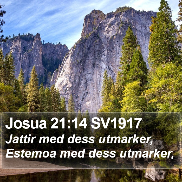 Josua 21:14 SV1917 Bible Study