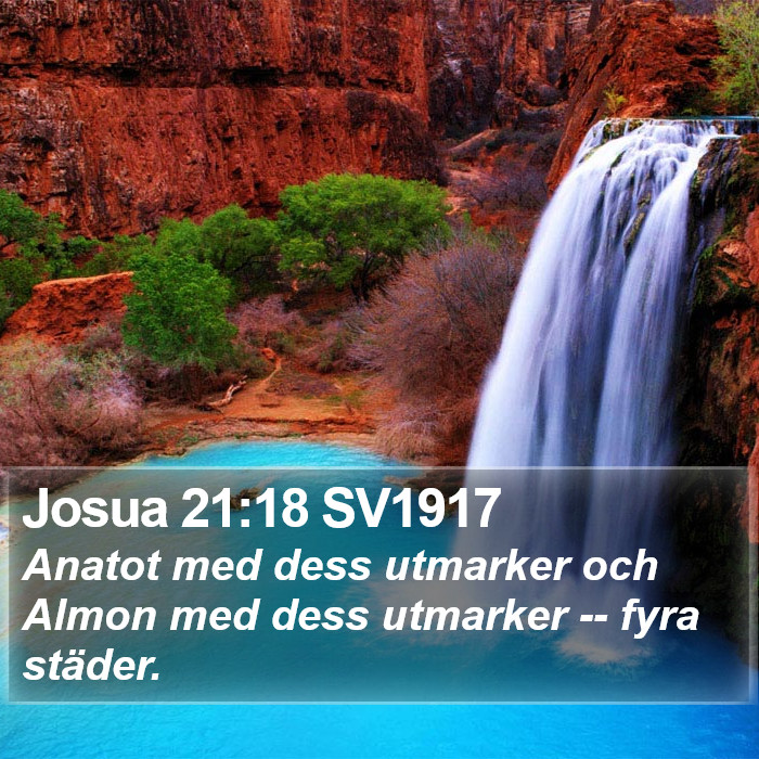 Josua 21:18 SV1917 Bible Study