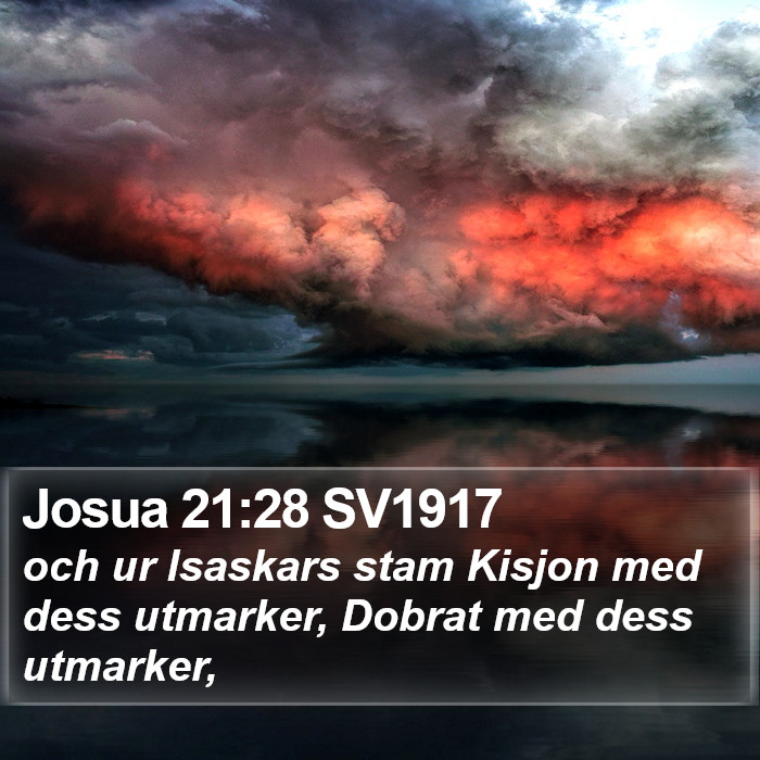 Josua 21:28 SV1917 Bible Study