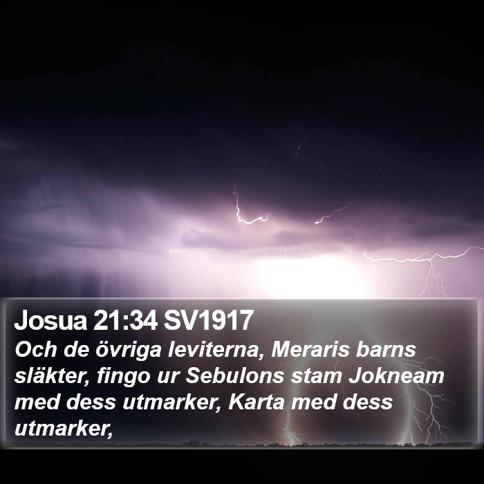 Josua 21:34 SV1917 Bible Study