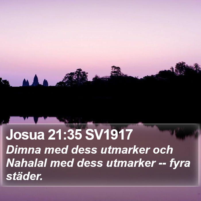 Josua 21:35 SV1917 Bible Study