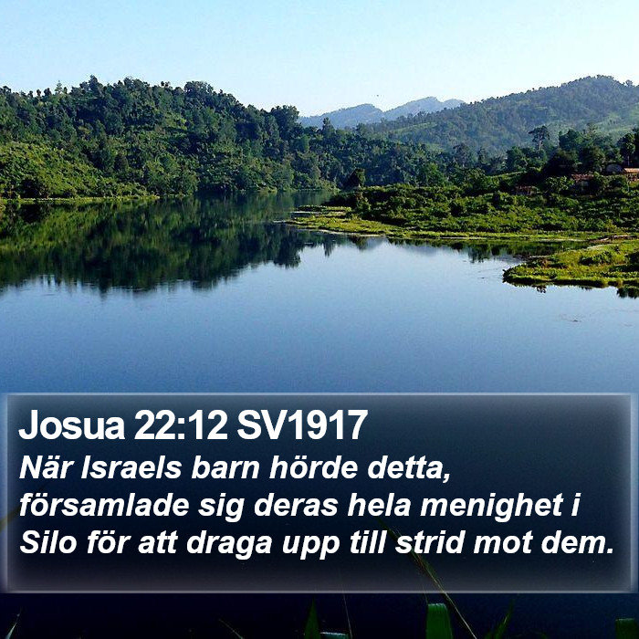 Josua 22:12 SV1917 Bible Study