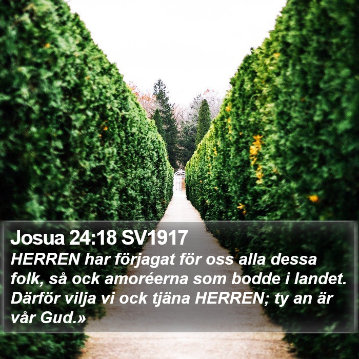 Josua 24:18 SV1917 Bible Study