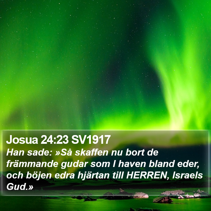 Josua 24:23 SV1917 Bible Study