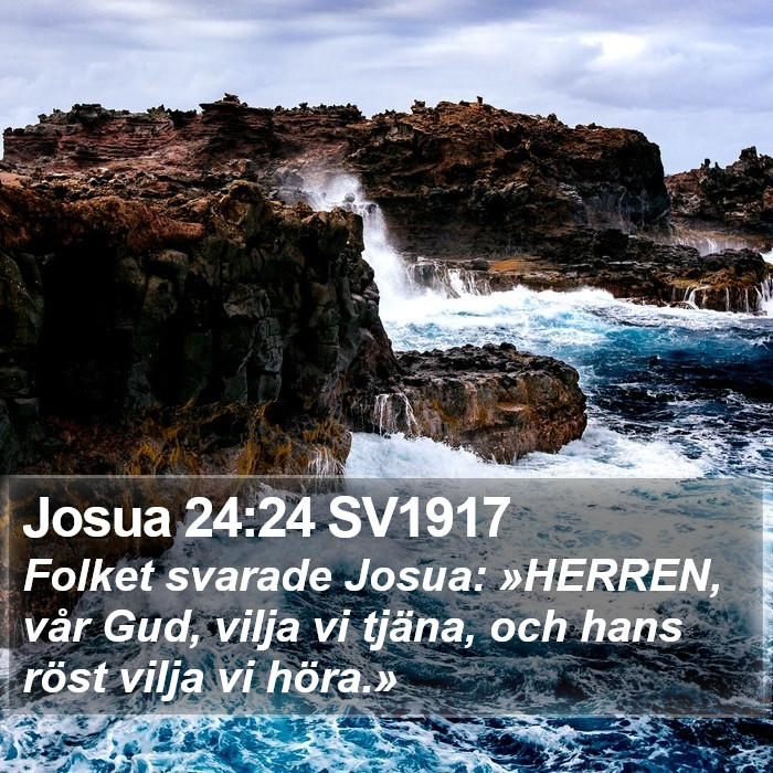 Josua 24:24 SV1917 Bible Study