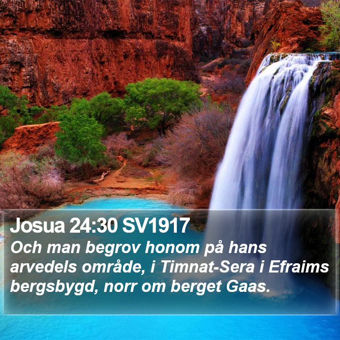 Josua 24:30 SV1917 Bible Study