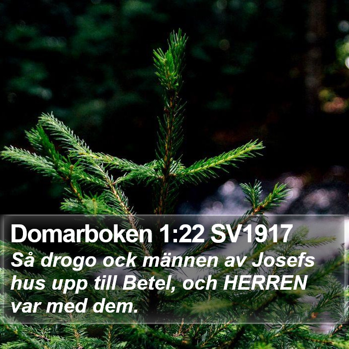 Domarboken 1:22 SV1917 Bible Study