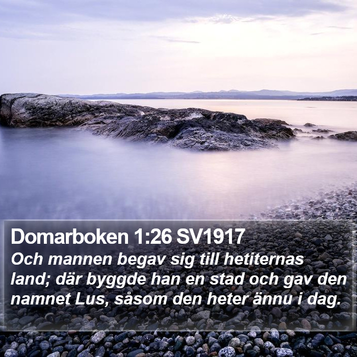 Domarboken 1:26 SV1917 Bible Study