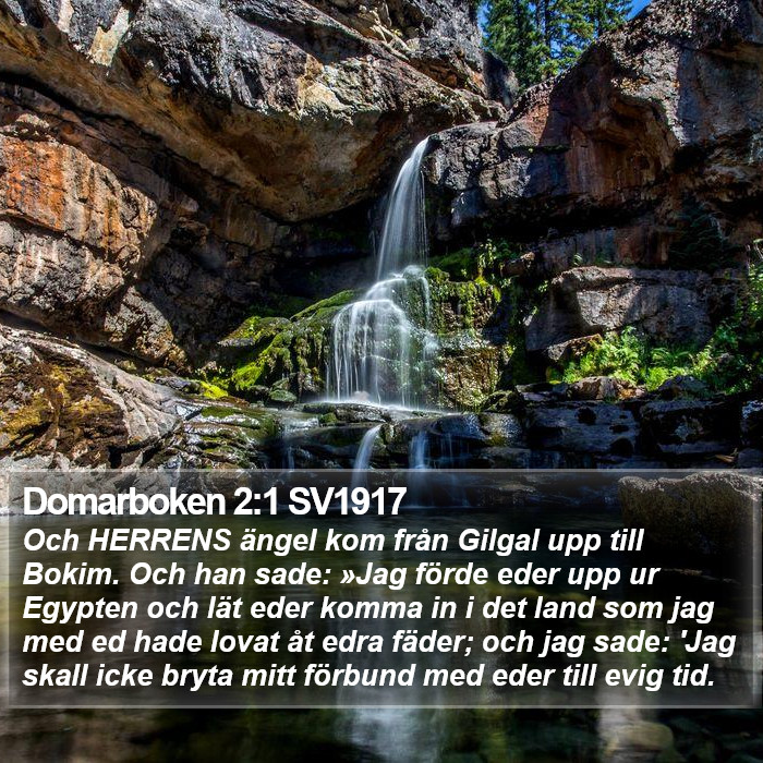 Domarboken 2:1 SV1917 Bible Study