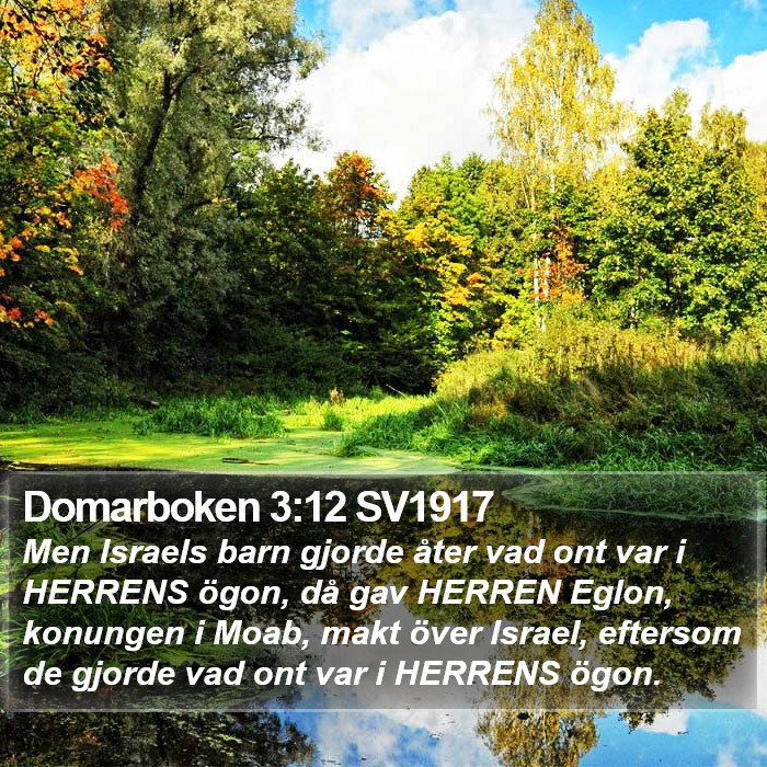 Domarboken 3:12 SV1917 Bible Study