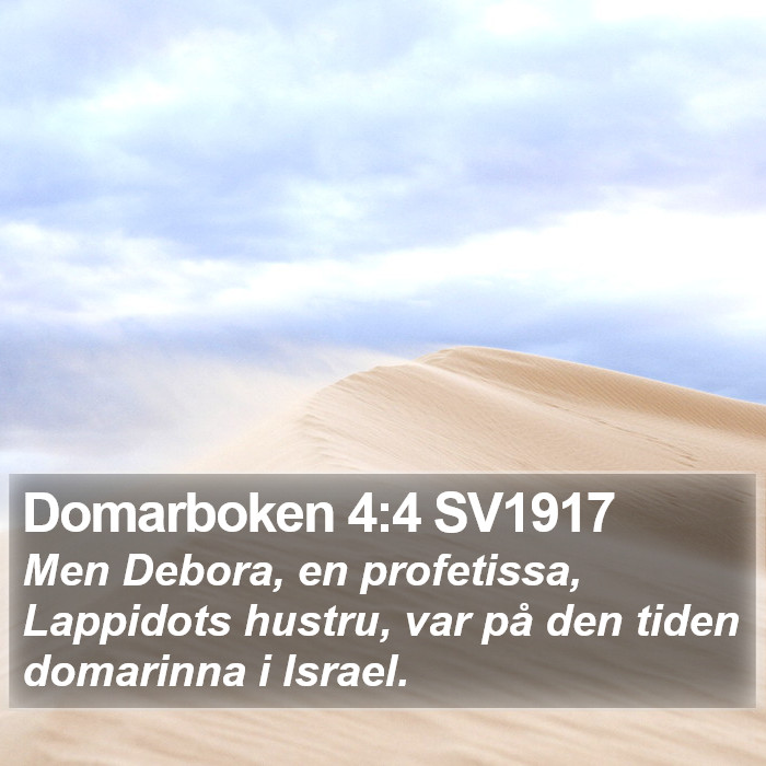 Domarboken 4:4 SV1917 Bible Study