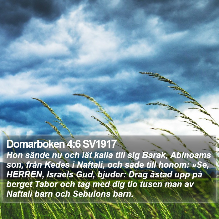 Domarboken 4:6 SV1917 Bible Study