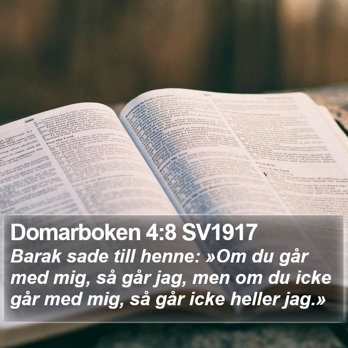 Domarboken 4:8 SV1917 Bible Study