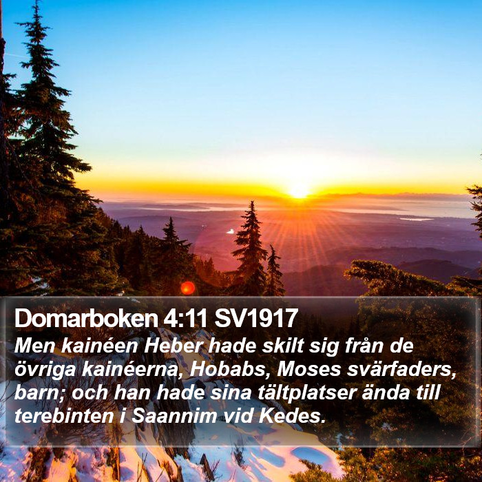 Domarboken 4:11 SV1917 Bible Study