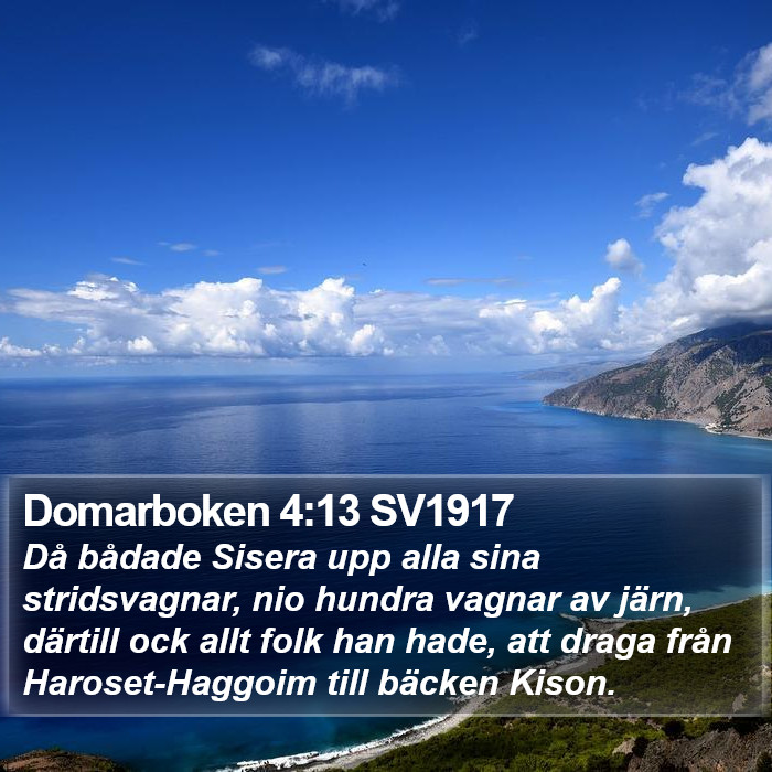 Domarboken 4:13 SV1917 Bible Study