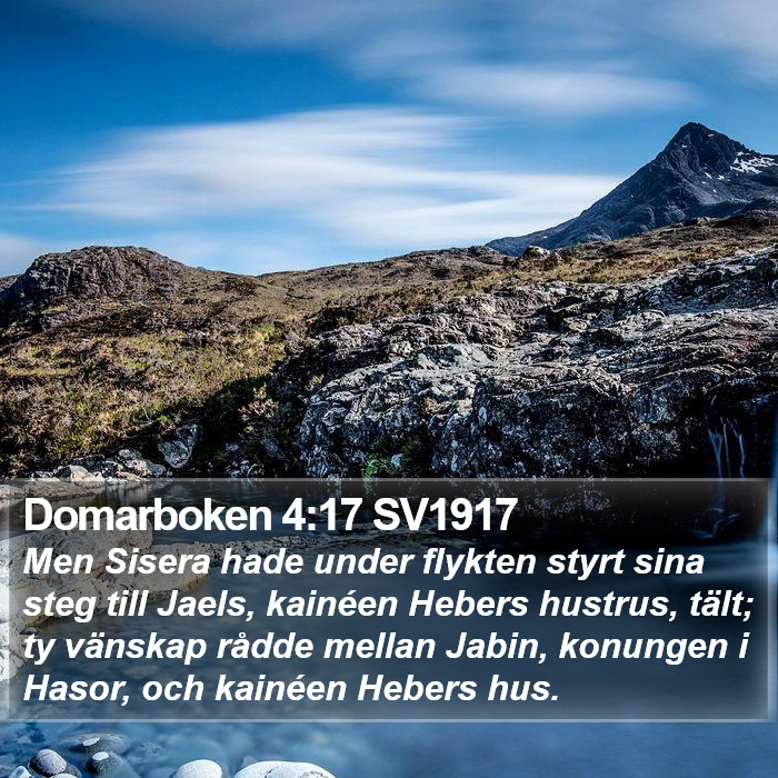 Domarboken 4:17 SV1917 Bible Study