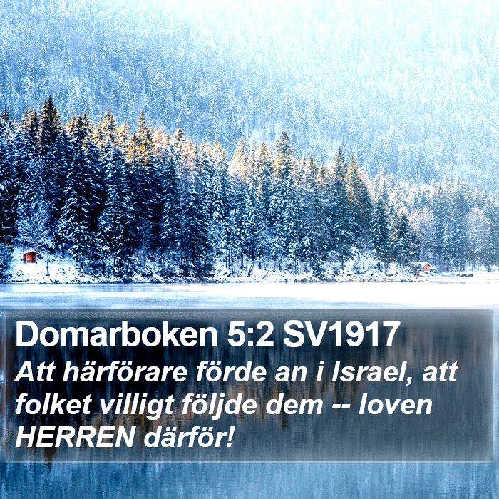 Domarboken 5:2 SV1917 Bible Study