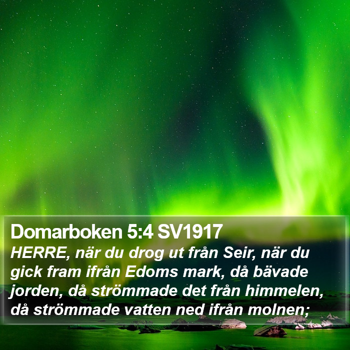 Domarboken 5:4 SV1917 Bible Study