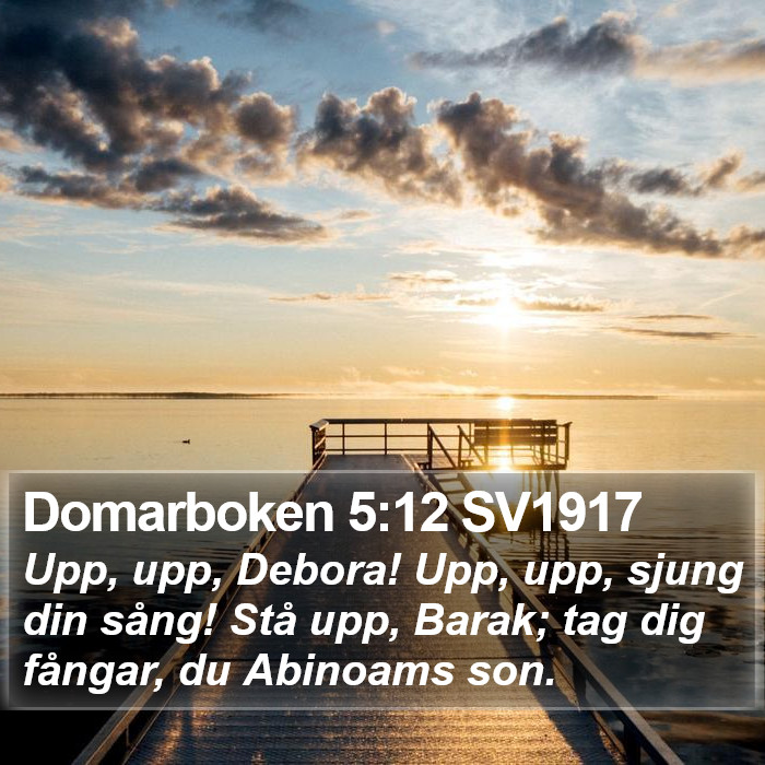 Domarboken 5:12 SV1917 Bible Study