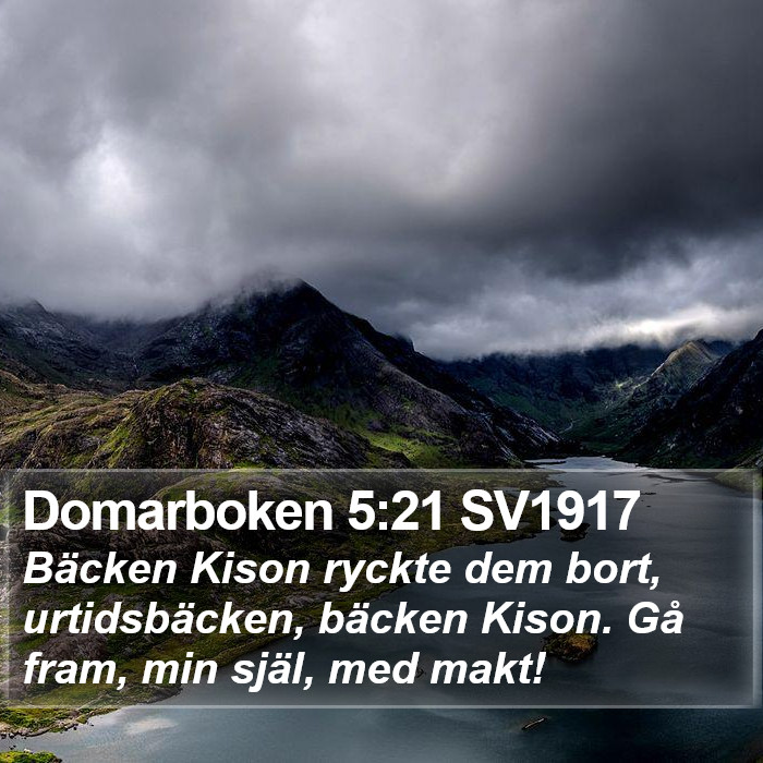 Domarboken 5:21 SV1917 Bible Study