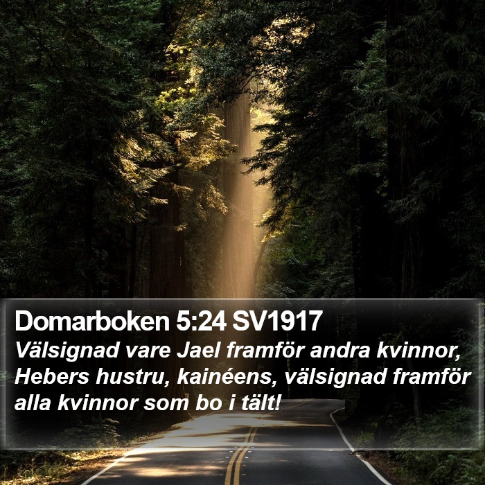 Domarboken 5:24 SV1917 Bible Study