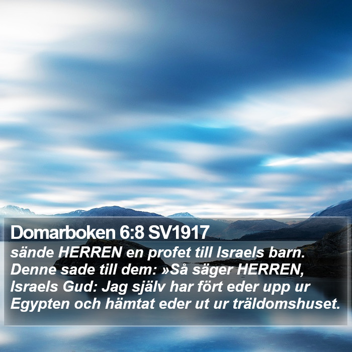 Domarboken 6:8 SV1917 Bible Study