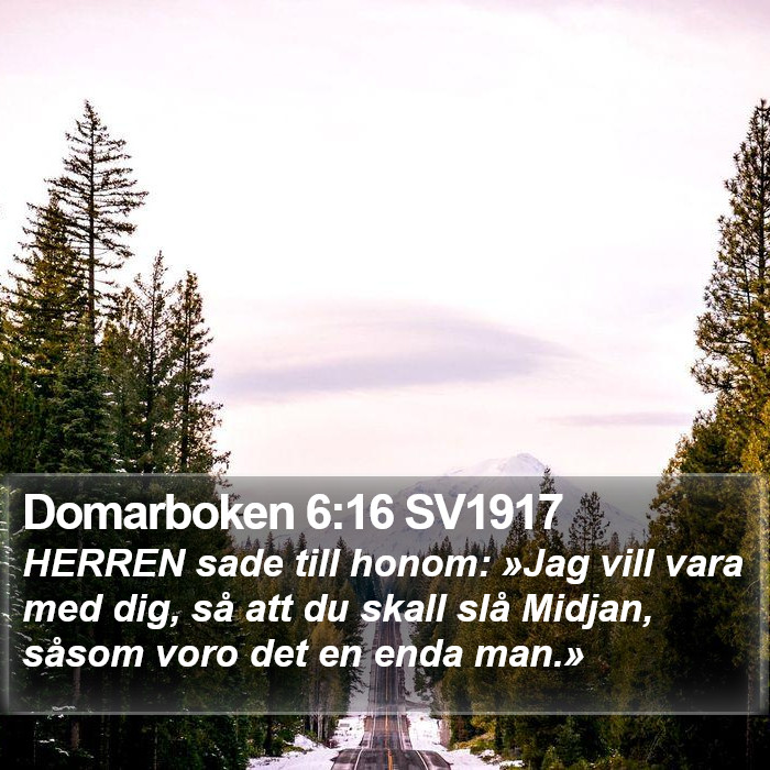 Domarboken 6:16 SV1917 Bible Study