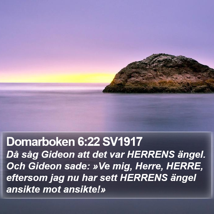 Domarboken 6:22 SV1917 Bible Study