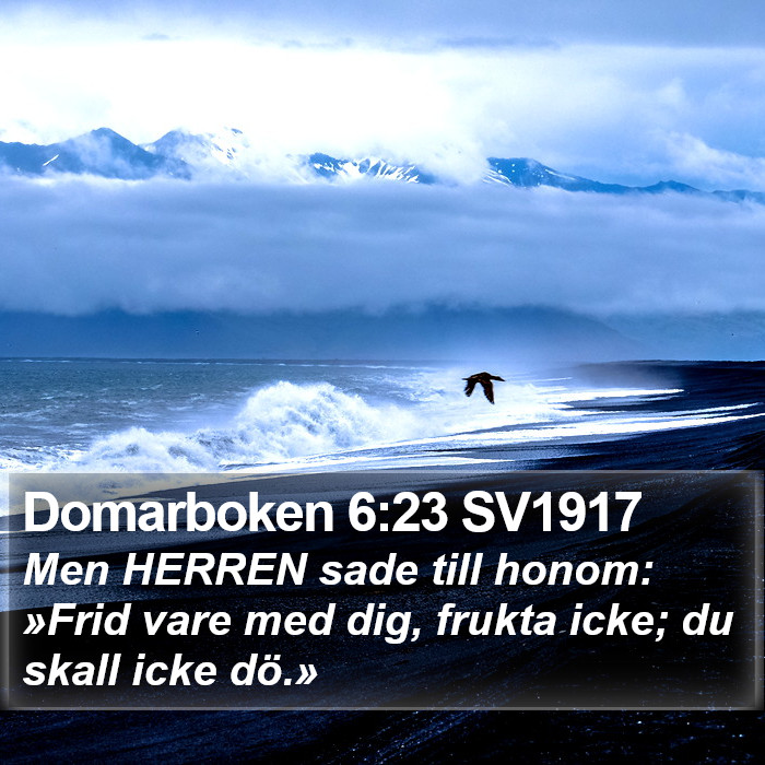 Domarboken 6:23 SV1917 Bible Study