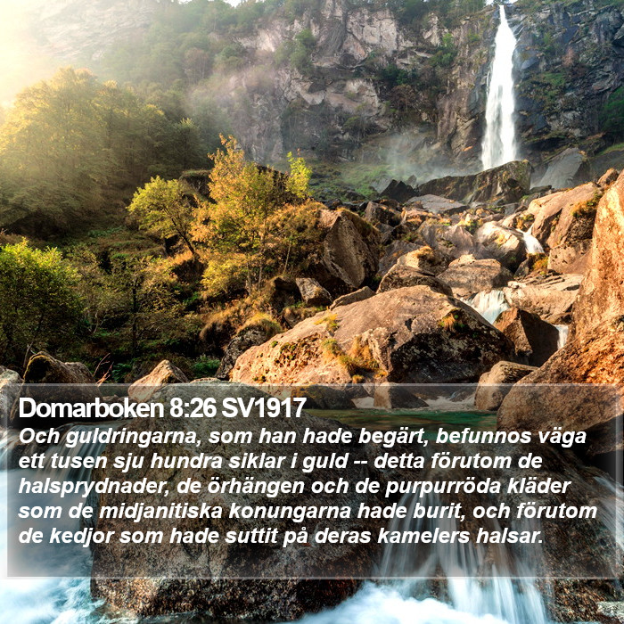 Domarboken 8:26 SV1917 Bible Study
