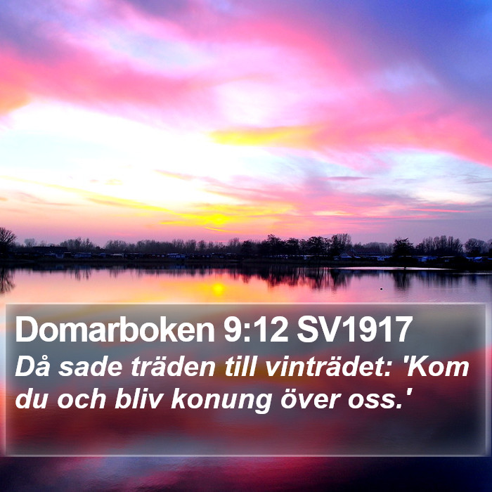 Domarboken 9:12 SV1917 Bible Study