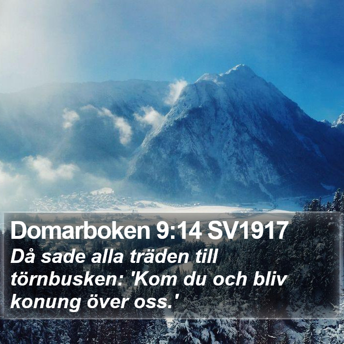 Domarboken 9:14 SV1917 Bible Study