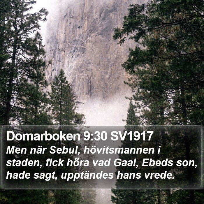 Domarboken 9:30 SV1917 Bible Study