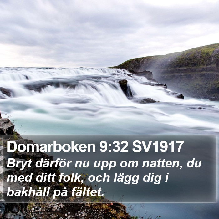 Domarboken 9:32 SV1917 Bible Study