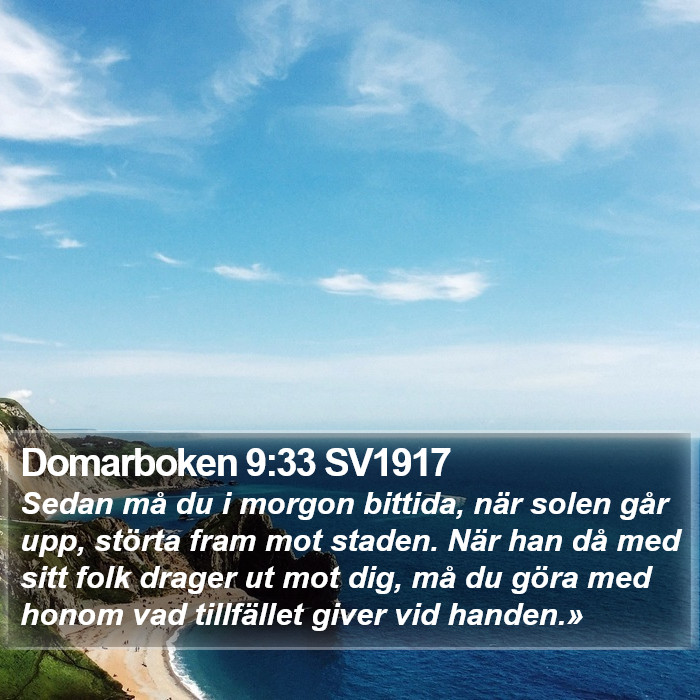 Domarboken 9:33 SV1917 Bible Study