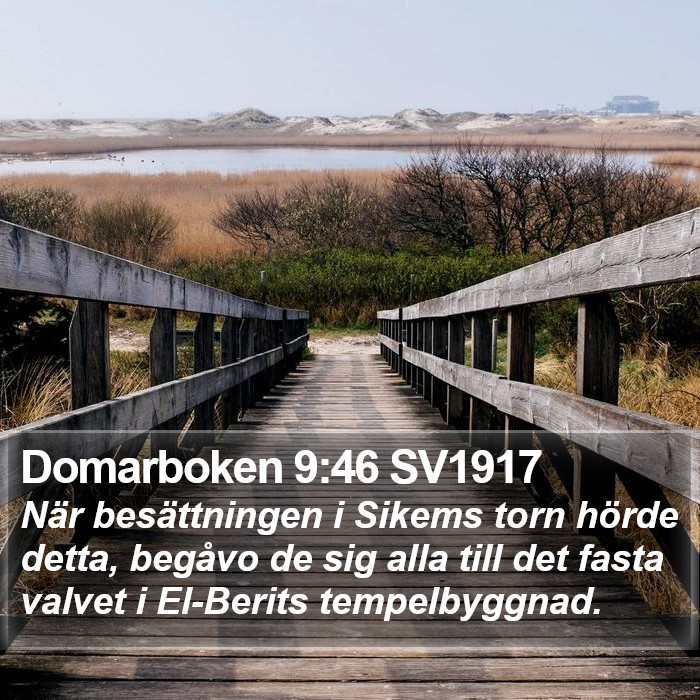 Domarboken 9:46 SV1917 Bible Study