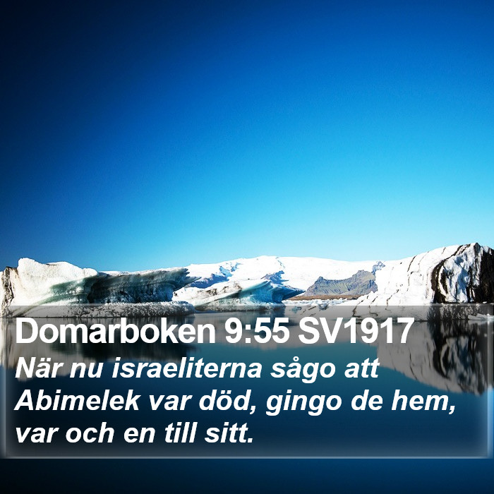 Domarboken 9:55 SV1917 Bible Study