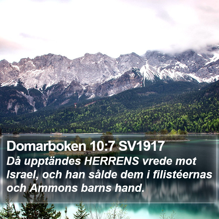 Domarboken 10:7 SV1917 Bible Study