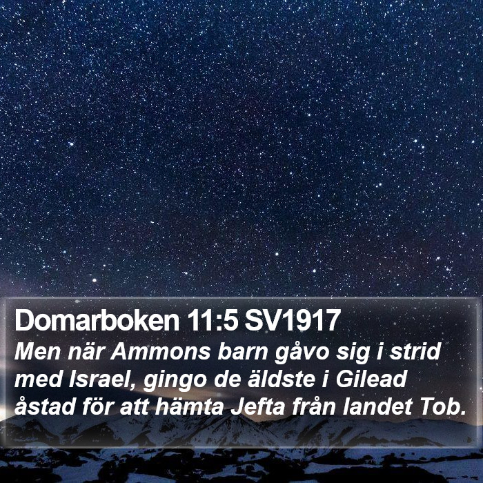 Domarboken 11:5 SV1917 Bible Study