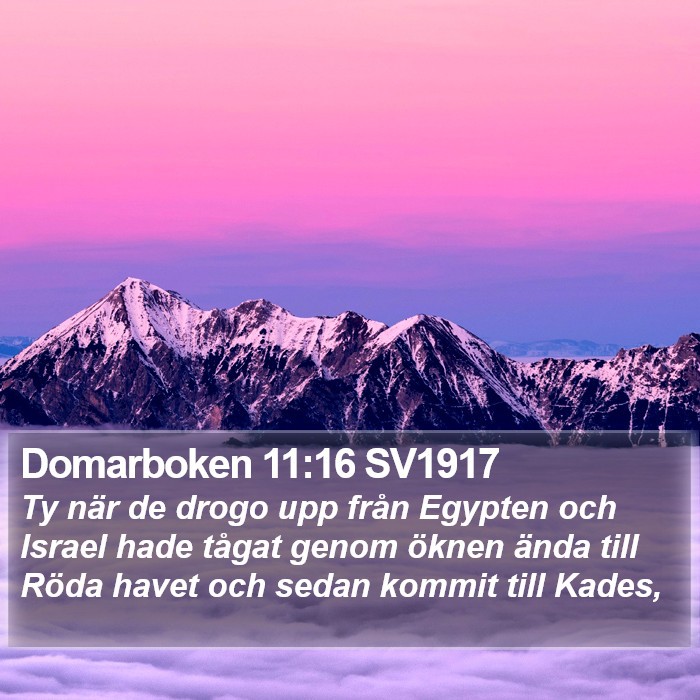 Domarboken 11:16 SV1917 Bible Study