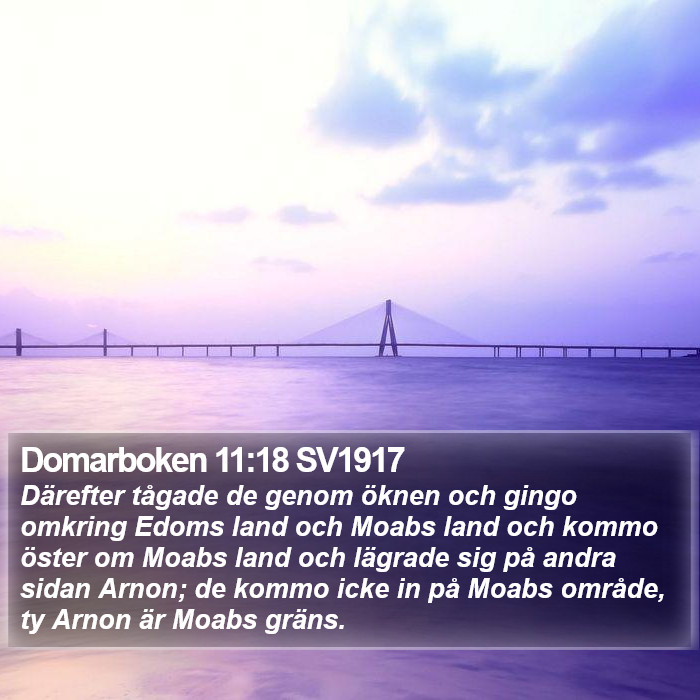 Domarboken 11:18 SV1917 Bible Study