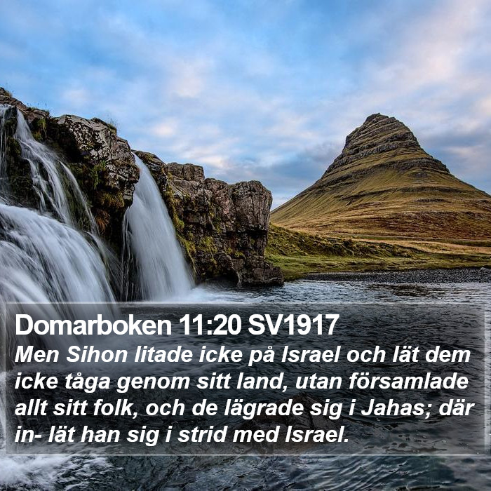 Domarboken 11:20 SV1917 Bible Study