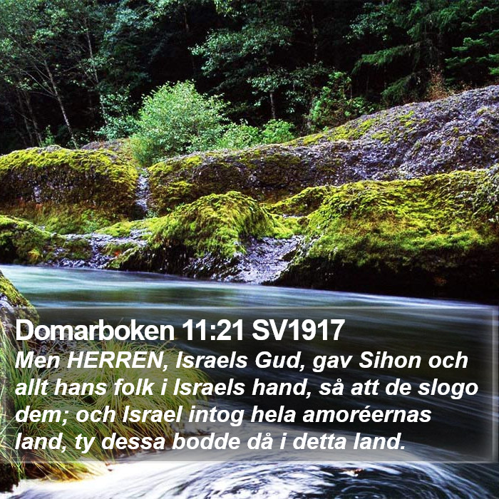 Domarboken 11:21 SV1917 Bible Study