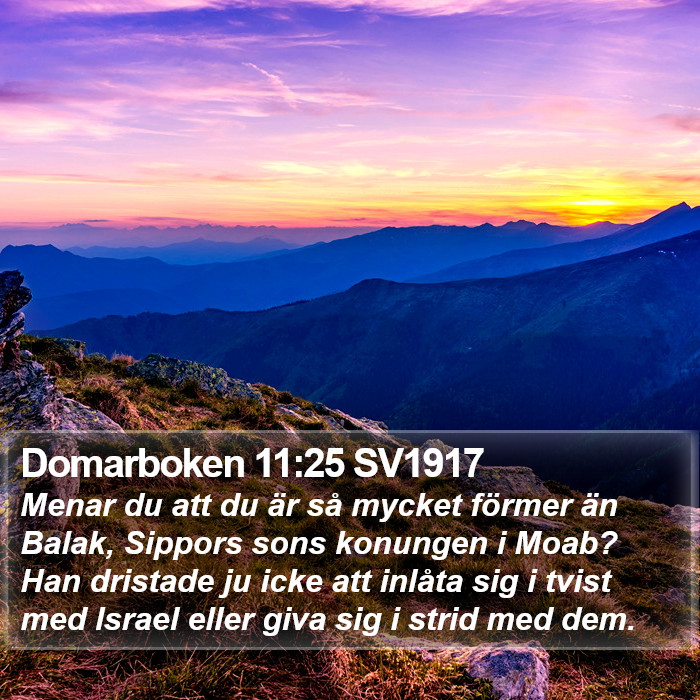 Domarboken 11:25 SV1917 Bible Study