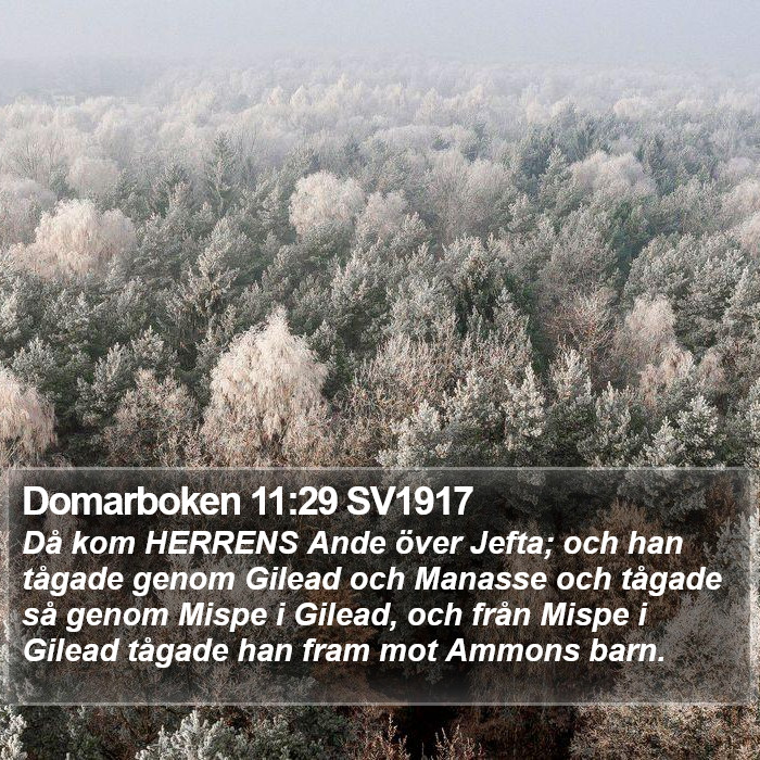 Domarboken 11:29 SV1917 Bible Study