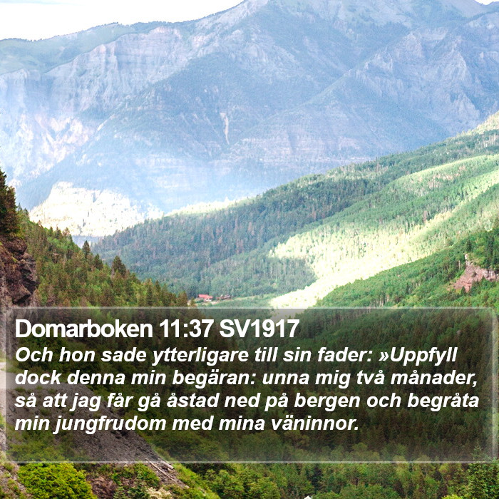 Domarboken 11:37 SV1917 Bible Study