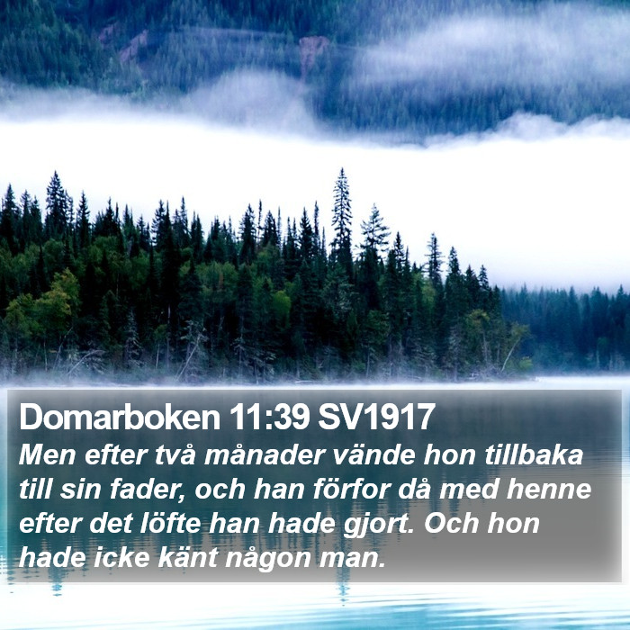 Domarboken 11:39 SV1917 Bible Study