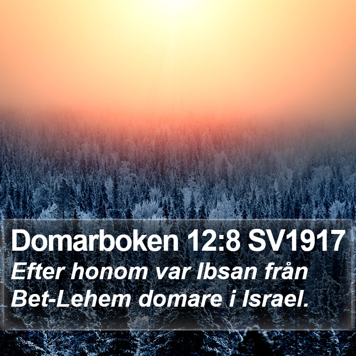 Domarboken 12:8 SV1917 Bible Study